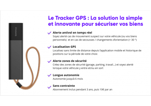 Tracker GPS Invoxia Tracker GPS vehicule