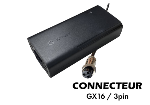 Chargeur 72V-84 Volt 2 AMP connecteur au choix (LP16,GX16)