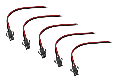 Câble prise JST 2 pin male ou femelle x5pcs
