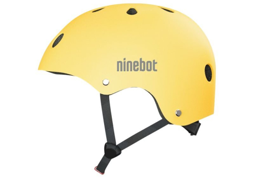 Casque trottinette jaune marque ninebot
