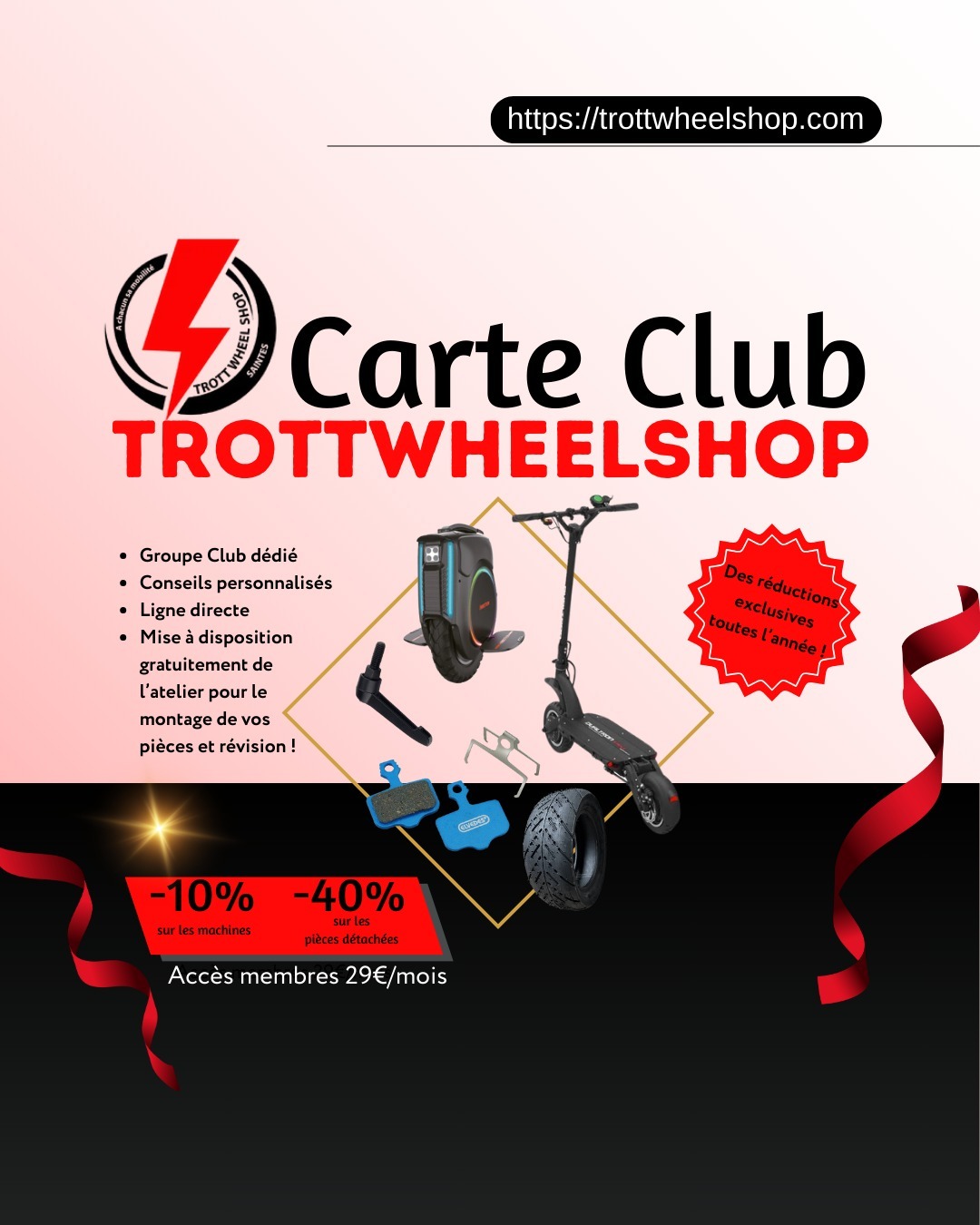 Abonnement club Trottwheelshop