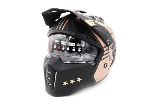 Casque street FRV Hero Gold (taille S à XL)